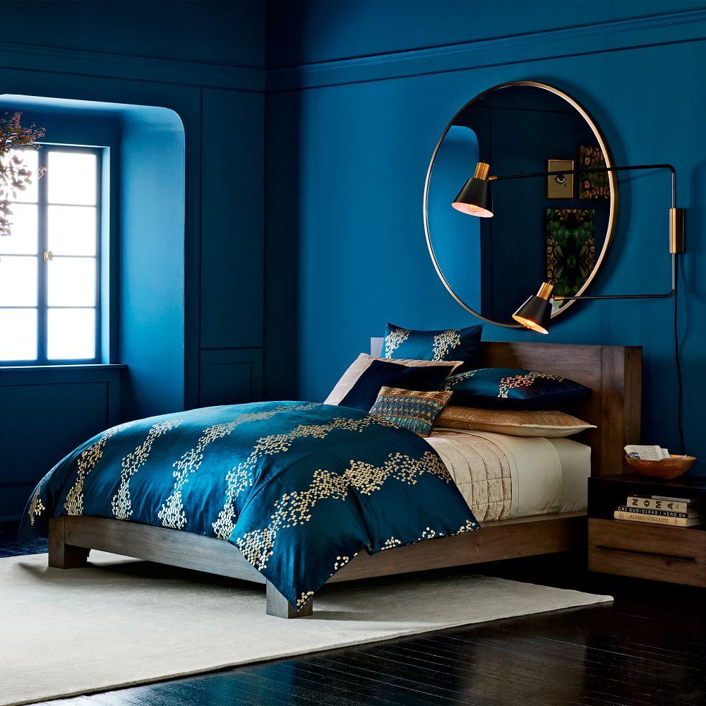 Metal Framed Oversized 122 cm Round Mirror West Elm UK